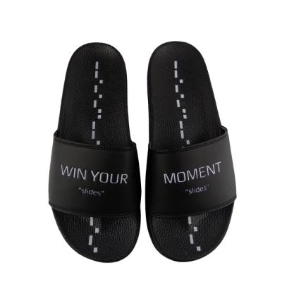 China Custom Unisex Anti-Slippery Slides Slippers OEM,Custom Mens Slides Sandal Slippers With Logo,OEM Summer Slipper Mens PVC Empty Slide Sandals for sale