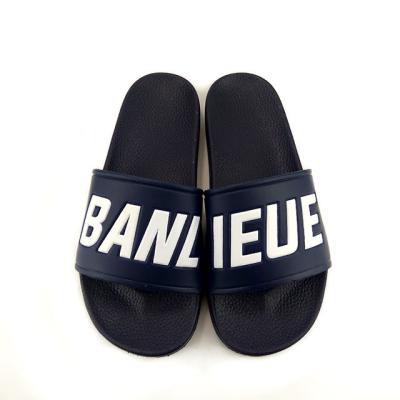 China Greatshoeflat Beach Sandal Anti-Slippery Shoes, Latest Design Mens PVC Sandals Customize Mens Slides, Custom Logo Mens Slides Sandals for sale