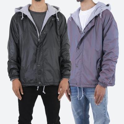 China Custom Men's Streetwear Biker Hoody Jacket Hooded Custom French Terry Casual Windproof for sale