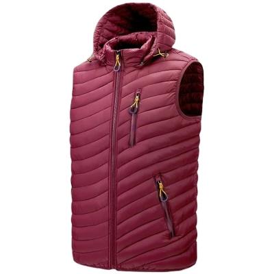 China New arrivals good quality windproof type hooded vest striper vest from Chinese explosion factory for sale