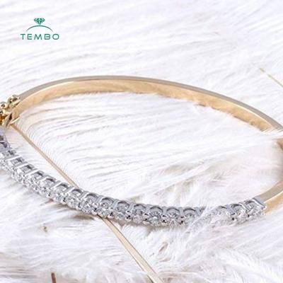 China Other European American Fashion Mens Womens Diamond Bracelet Jewelry Full Tembo Chain Bracelet Hip Hop Lab Developed for sale