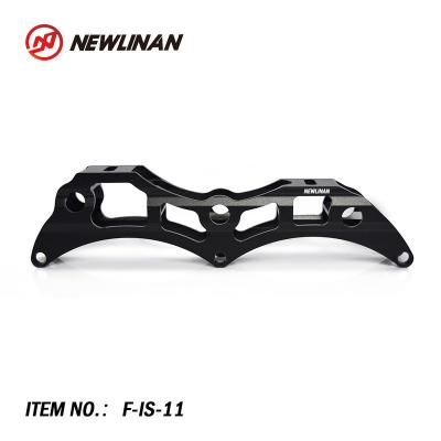 China Customized Aluminum CNC Speed ​​Skate Frame Integrated Skate Frame with 90/100/110/125mm wheeks F-IS-11 for sale