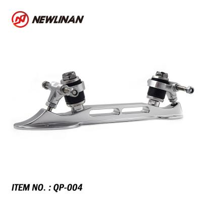 China QP-004 Brakeless Stopper QP-004 Quad Skate Aluminum Plate Derby Skate Plate for sale