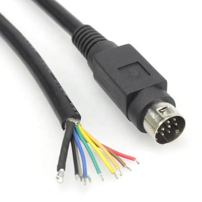 China Multimedia S Cable AV Extension Cable Video Cable 10mm Male Male MINI DIN 9PIN for sale