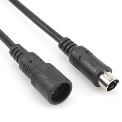 China COMPUTER MINI DIN 4 PIN CABLE MD4 Pin Male To Female extension cable ps2 audio video cable for sale