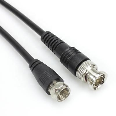 China BNC Male To F 75 Jack Coaxial Cable Assembly RG59 Extension Coax Connector Ohm Cables 2106211545 for sale