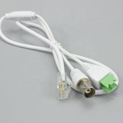 China CCTV Network Cable RJ45 BNC DC Cable For IP Camera Rj45 Bnc Video Power DC Ethernet Cable 2106211921 for sale