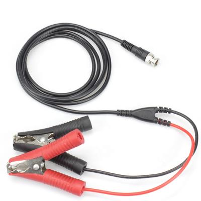 China Q9 Aerial Male BNC Male To Large Crocodile Clip Power Cord for sale