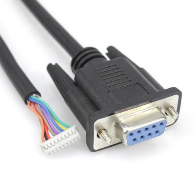 China DB9 Automotive To PH 1.25 Female Cable RS232 D Sub 9pin Female Cable for sale