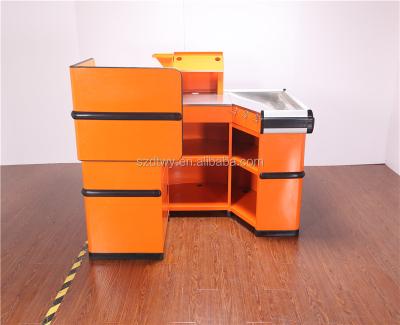 China Retailer Shops Affordable Price Oem Service Supermarket Cashier Checkout Counter for sale