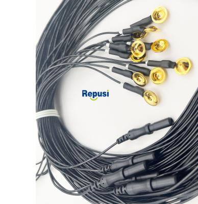 Κίνα Reusable EEG Cup Electrodes with Gold Plating and 3m Cable προς πώληση