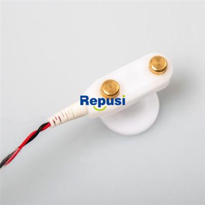 China Reusable Biopolar EMG Stimulant Electrode Flat Iron Type for sale