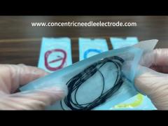 Medical disposable single subdermal electrodes