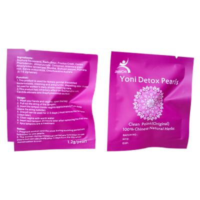 China Yoni Herbal Pearls Herbal Womb Vaginal Clean 100% Natural Detox Pearls Yoni Detox Pearls Vaginal Clean Point Pad for sale