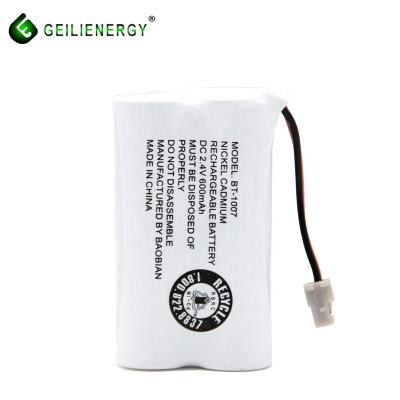 China Power Tools 600mah AA Rechargeable Battery Pack Ni MH 2.4v Cordless Phone Battery for sale