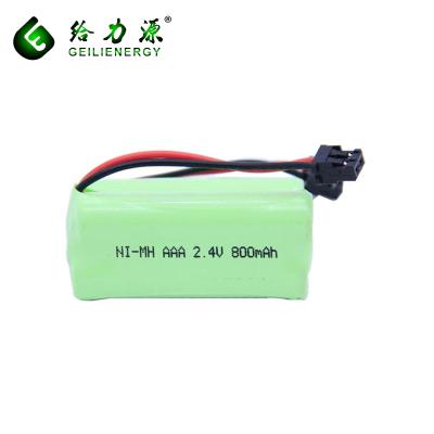 China Toys customized OEM rechargeable nimh battery 2.4v 800mah AAA battery for toys for cordless phone for sale