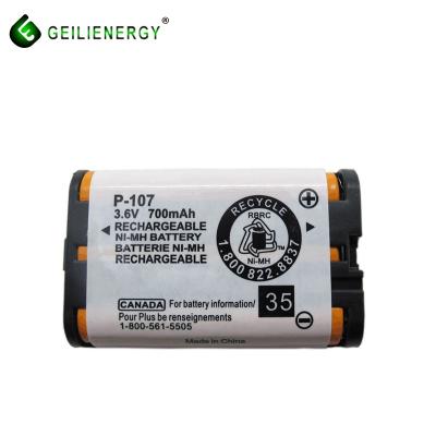 China Rechargeable Toys NIMH 3.6V 700mAh D.C.A. Battery Pack For Cordless Phone Replacement hhrp107 Batteries for sale