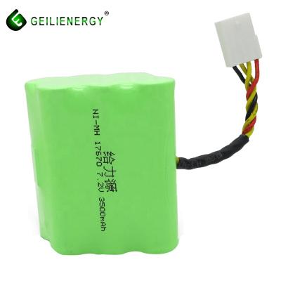 China Machine-Up High Quality 4/3A Size 17670 Cell Nimh Battery Pack 7.2v For Neato Robot Vacuum Cleaner for sale