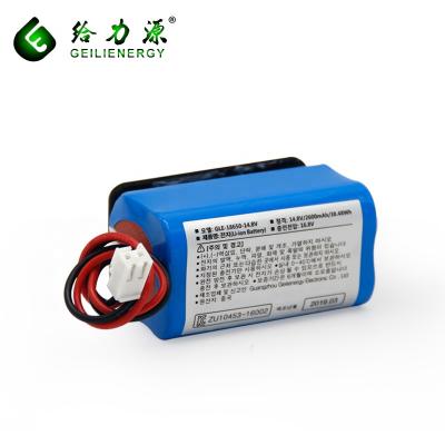 China Home Appliance Li-ion 18650 14.8v 2500mah 4S kc Certificate Rechargeable Battery Pack for sale