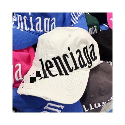 China Brand B New Design Unstructured Washed Cotton Hats Women Custom Hat For Balenciaglly for sale