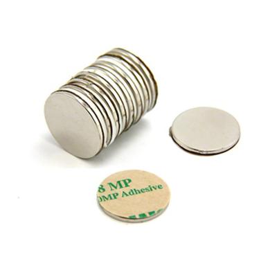 China industrial magnet factory sale self adhesive neodymium disc magnet for sale