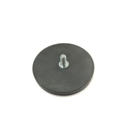 China industrial magnet factory sale rubber coated male magnet m6 neodymium for sale