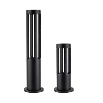 China Garden Customized 300MM 600MM 800MM Outdoor Lawn Lamp Hotel Villa Landscape Pillar Post 7W 12W 15W Garden LED Bollard Light for sale