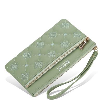 China Waterproof Long Women's Wallet Female Purses Tassel Coin Purse Card Holder Wallets Female Pu Leather Clutch Money Bag Pu Leather Wallet for sale