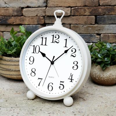 China White Customized Amazon Desk Clocks Alarm Clocks Bedroom Hotel School Of Simplicity Contemporary European Style Best-selling Decoration for sale