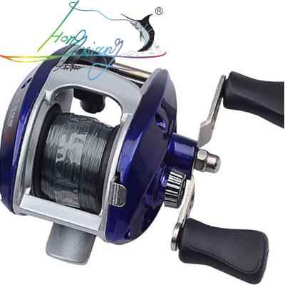 China Best Bass Fishing Reel 8KG Max Drag Left Right Hand 3.3:1 Baitcasting Reel Straight Reel Reinforced Nylon Body White Bass for sale