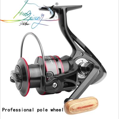 China LEFT HAND Fishing Reel All Spinning Line Reel Accessories 8KG Max Drag Stainless Steel Handle Reel Saltwater Fishing Metal Reel for sale