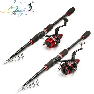 China Carbone Sange 2019 II M MH Carbon Rod Telescopic Casting Travel Fishing Rod for sale