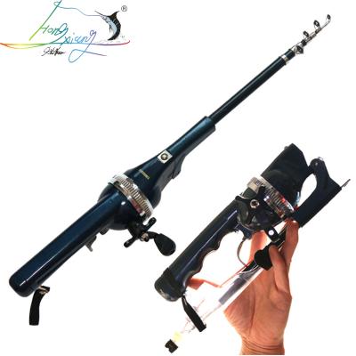 China Carbon Mini Fishing Rod Fiberglass Folding Telescopic Rod Fishing Spinning Rod for sale