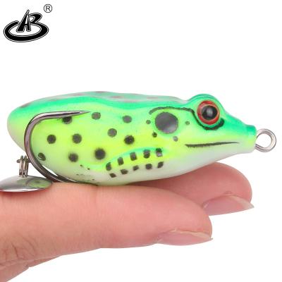 China ABS plastic 6 color new without modification glitter thunder special freshwater snakehead frog snakehead molding glitter kill for sale