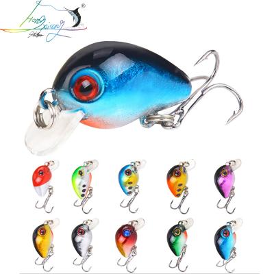 China 10pcs/set Mini Crank Fishing Lures Crankbaits Wobblers for Topwater Carp Fishing Solid PESCA Hard Groundbait for sale