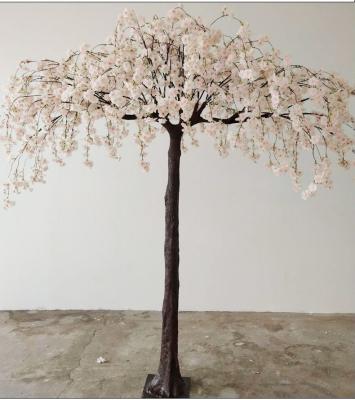 China Suitable for Wedding Artificial Cherry Blossom Tree Centerpieces Cheap White Tree High Quality Cherry Blossom Decoration Large for Table for sale