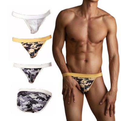 China Wholesale Men's Cotton Thong Underwear Shorts Briefs Comfortable Custom Sexy Men's Underwear Breathable Gay Underwear for sale