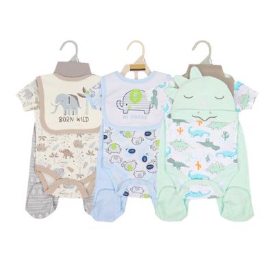 China 100% Organic Cotton Body Baby Romper ropa de bebe Premature Baby Clothing Girls Boys Short Sleeve Baby Newborn Washable Clothes Wholesale for sale