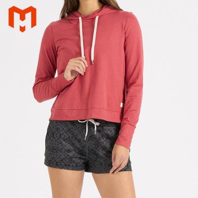 China Custom High Quality Anti-wrinkle Pullover Plain Color Ultra Soft Hoodie Style Sweatshirt Hoodies For Women for sale