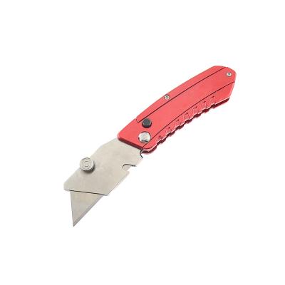 China Non-variable High Quality Aluminum Heavy Duty Pocket Cutting Paper Folding Cutter Box Handle Serving Knife for sale