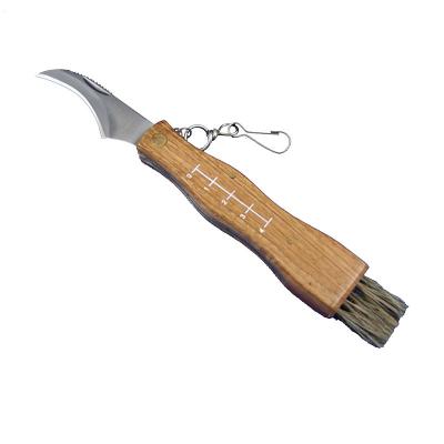 China High Quality Non-variable Rose Handle Mushroom Wood Knife With Brush for sale