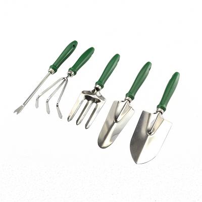 China Garden Tool Handle Rake Shovel High Quality Plastic Shovel 5 Pieces Garden Tool and Equipment for sale