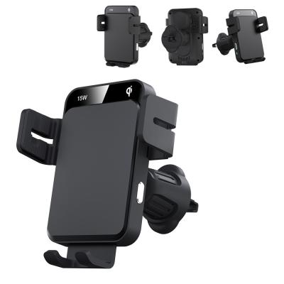 China Three Way Automatic Adjustment Iphone Magnetic Car Mount With Sliding Cover for sale