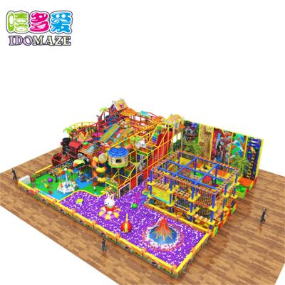 China Large Plastic Wood Theme Playground Jungle Playground Indoor Business Use For Sale for sale