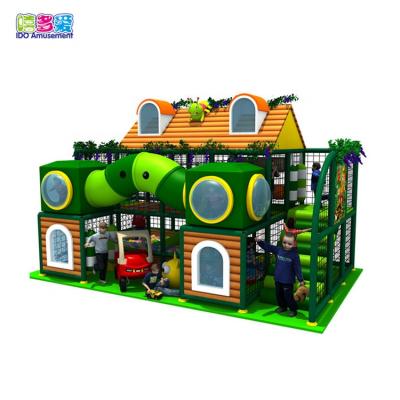 China Wooden Playground Advertisement Forest Theme Treehouse Soft Indoor Playground For Sale for sale