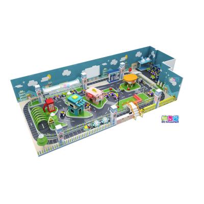 China hot sales 3-12years children playground theme car Cosplay kids play equipment custom indoor soft playhouse driving school for sale