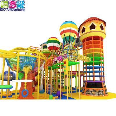 China Indoor Soft Plastic Kids Play Rope Course Amusement Park Equipment Kids Game Mazes for sale