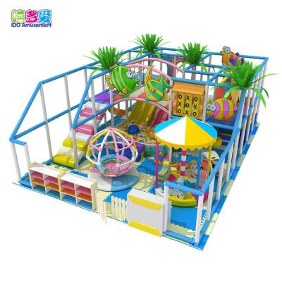 China Wooden Playground CE Certificated Eco-Friendly Preferred Kids Ocean Theme Children Playground Indoor Playground for sale