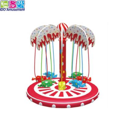 China 3-12years Kids Soft Cake Turntable Indoor Playground Electric Rotating Soft Candy Game Equipment for sale