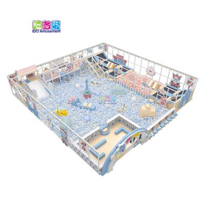 China Plastic Million Ball Pool With Indoor Playground Trampoline For Kids for sale